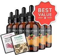 GlucoFlush 6 bottle